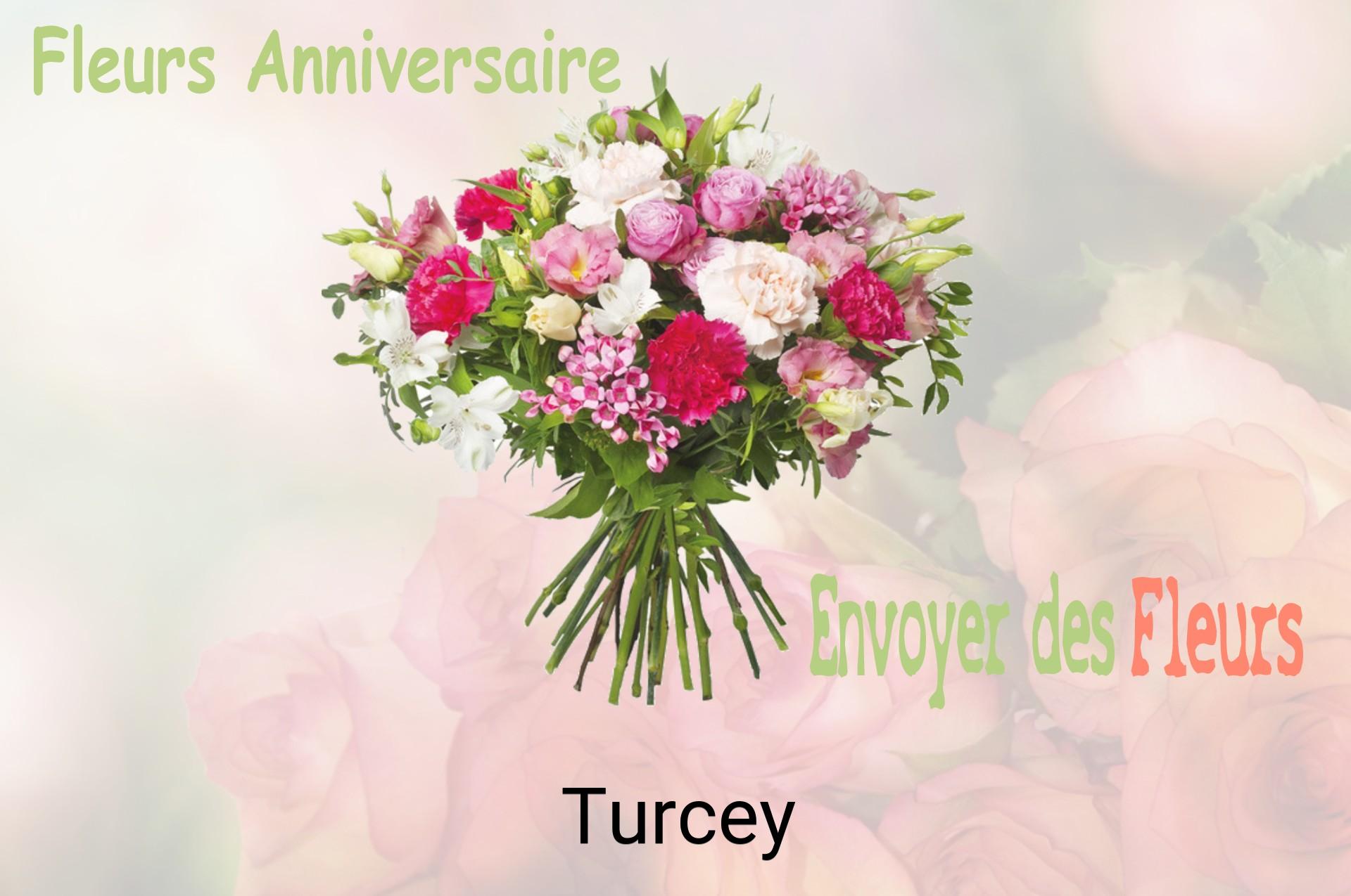 Bouquet de fleurs d’anniversaire livré à Turcey